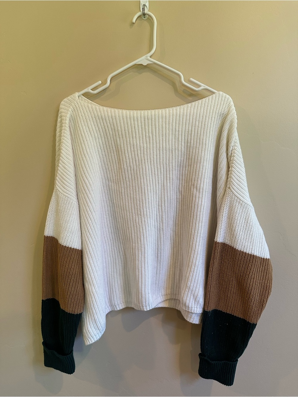 French Connection - Off The Shoulder. Heavy Knit. Size Small.